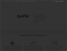 Tablet Screenshot of eyefile.com